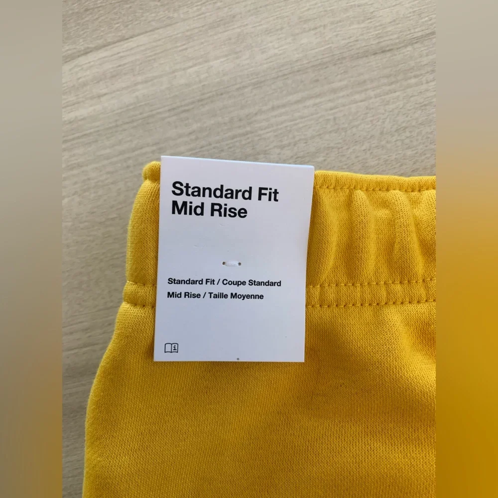 Nike Women’s Sportswear Knit Joggers Pants‎ Yellow Mid Rise 3XL DV5085-752